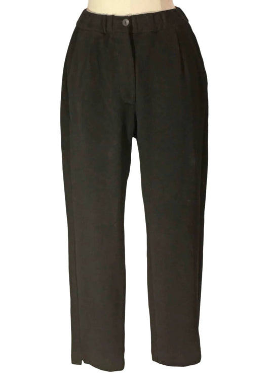 Women's Gathered Waist Large Back Pocket Pants