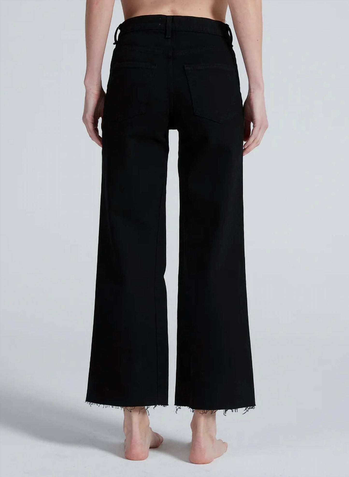 Crop Slim Wide Leg Jeans