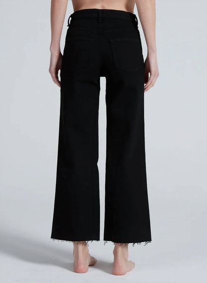 Crop Slim Wide Leg Jeans