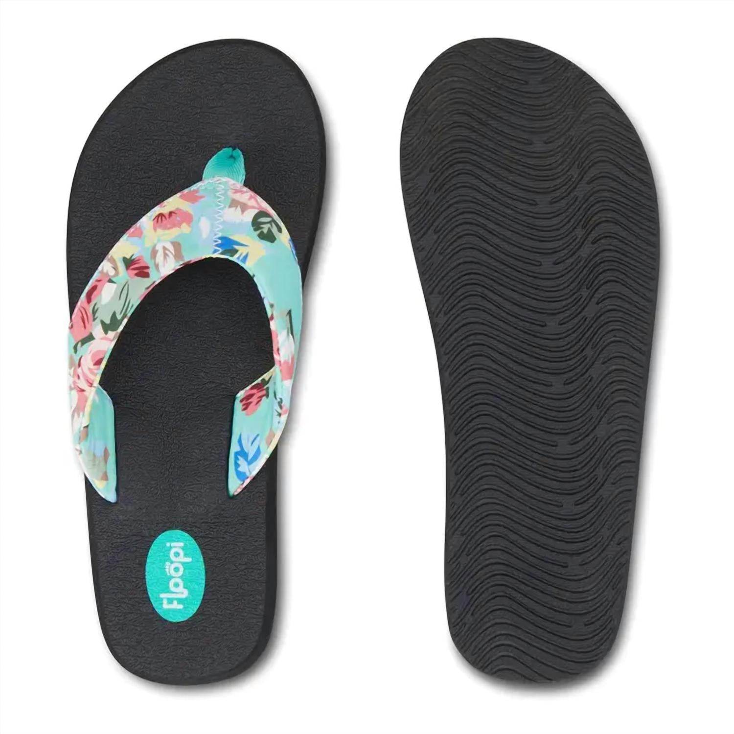Floopi - Women's Isabella Yoga Mat Floral Flip Flop - Rack Hunt -