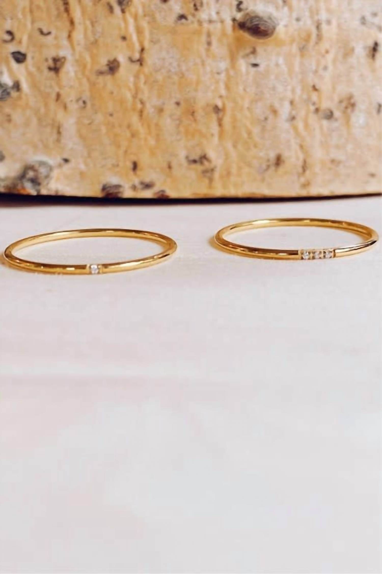 Cecelia Designs - Women's Gatsby One Diamond Ring - Rack Hunt -