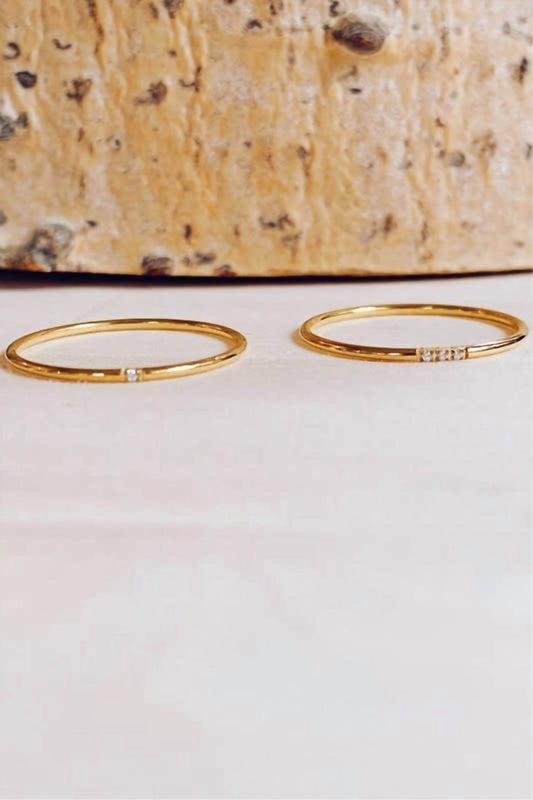 Cecelia Designs - Women's Gatsby One Diamond Ring - Rack Hunt -