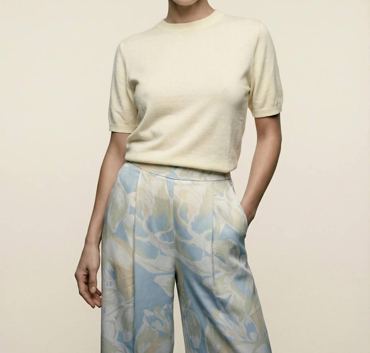 Modal Cotton Knit Tee