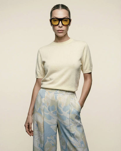 Modal Cotton Knit Tee