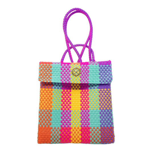 Women's Medium Woven Square Backpack