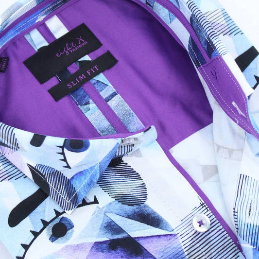 Abstract Eyes Button Down Shirt