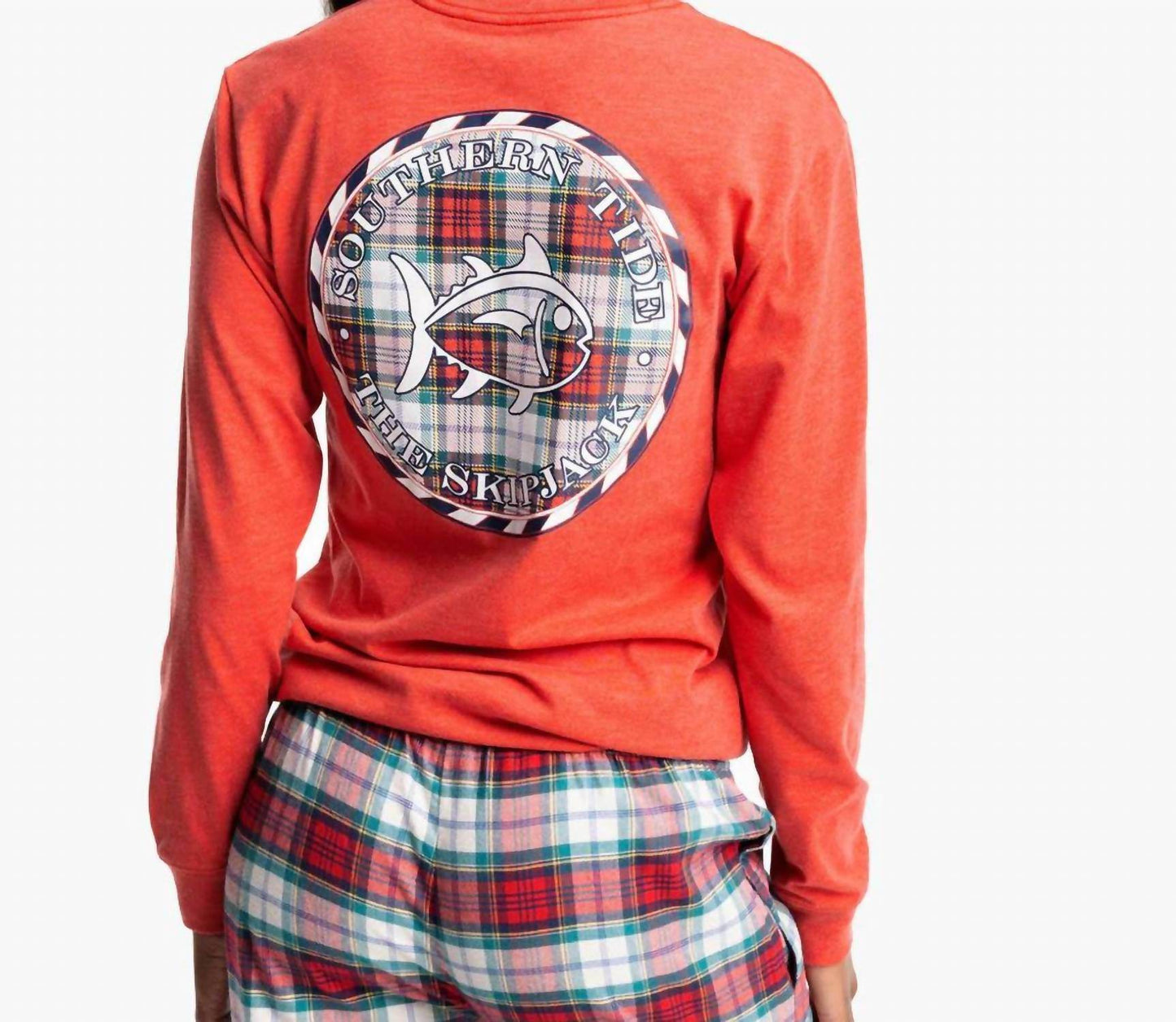 A SOUTHERN LIFESTYLE CO. - Long Sleeve Plaid Skipjack Tee - Rack Hunt