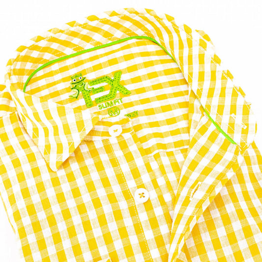 Men's Harvard Yard Frog Linen Shirt