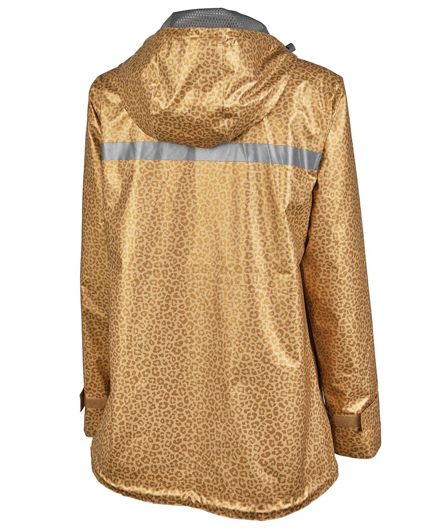 Charles River Apparel - Animal Print New Englander Rain Jacket - Rack Hunt -