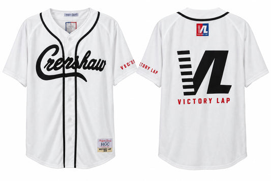 Headgear Classics Men's Niffsy Hussle Baseball Jersey in Black & White - view 2