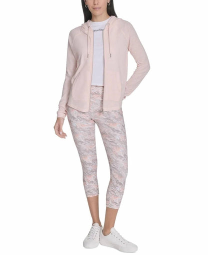 Performance Ruched-sleeve Zip Hoodie