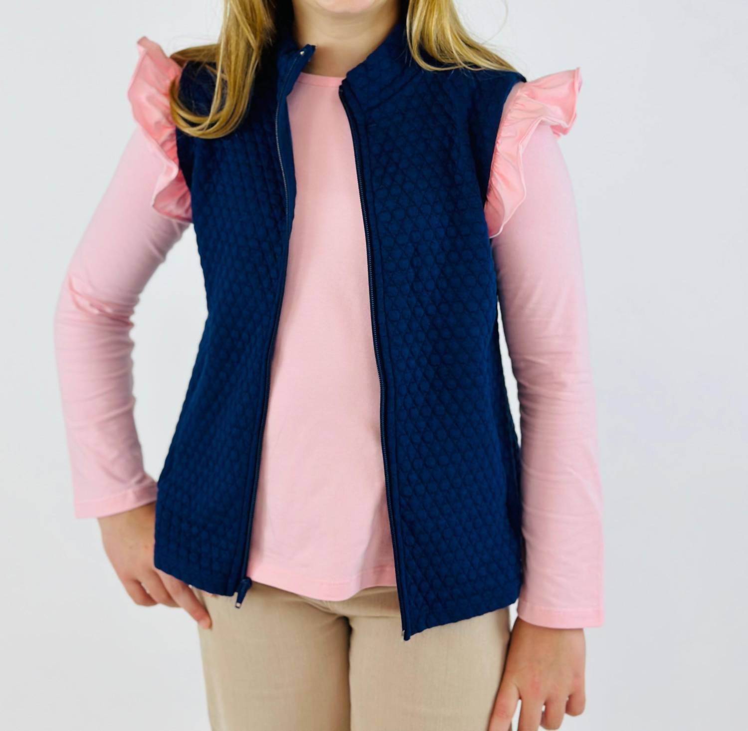 Set Proper - Girl's Quilted Virginia Vest - Rack Hunt -