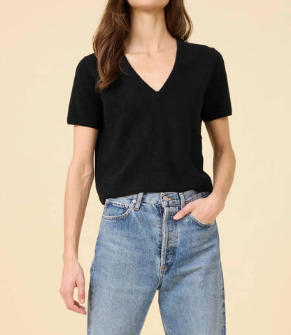 Kadri Cashmere V-neck Tee