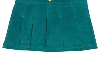 Pleated Mini Skirt