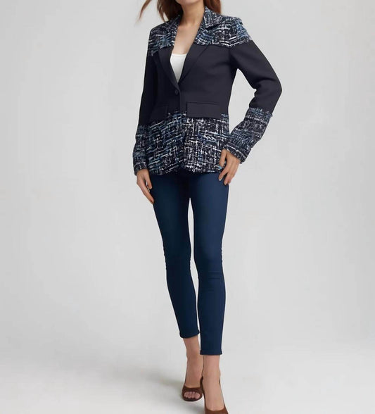 Ellyndale - Tweed Ponte Blazer - Rack Hunt -