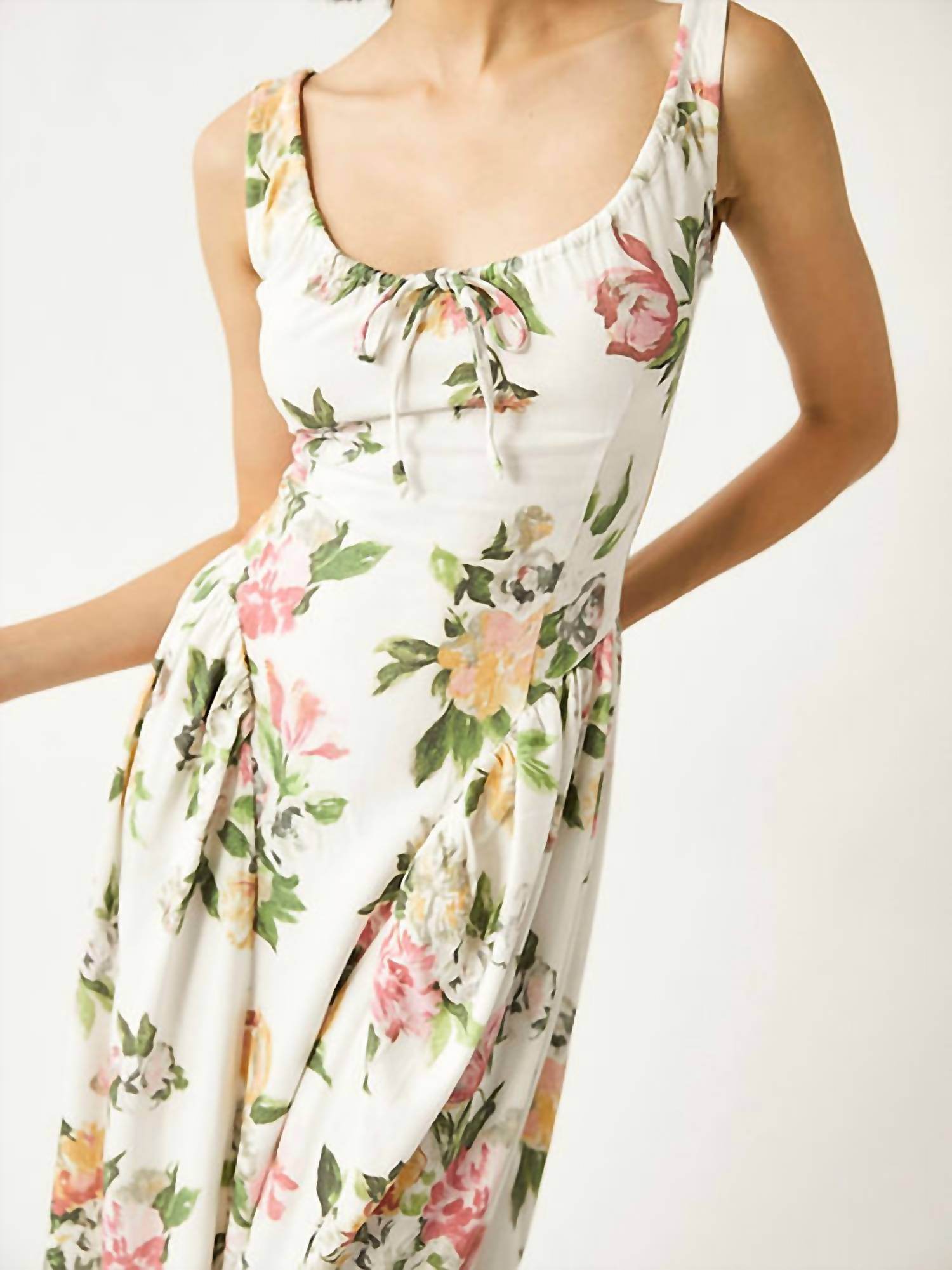 Taft Clothing - Women's Shisha Linen Floral Maxi Dress - Rack Hunt -