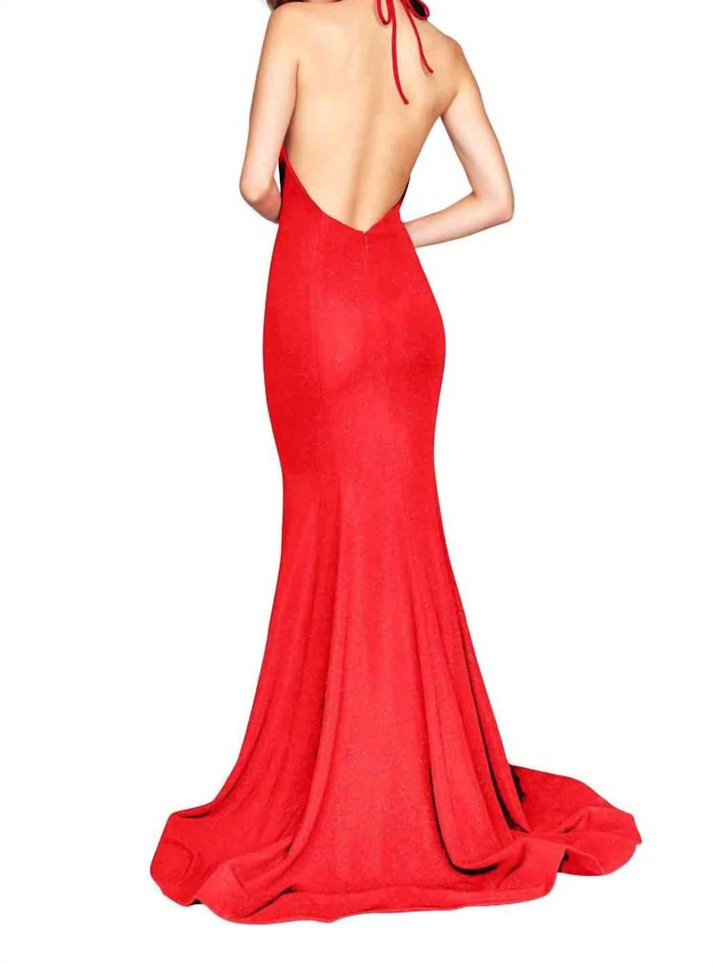 Sleeveless Halter Maxi Dress