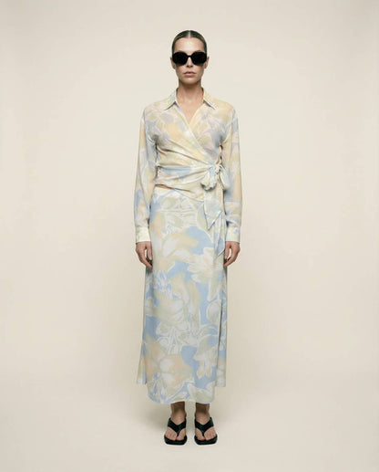 Butter Satin Bias Cut Skirt