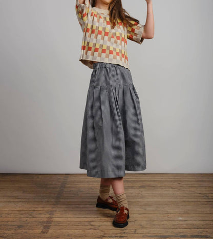 Anni Grid Plaited Tee