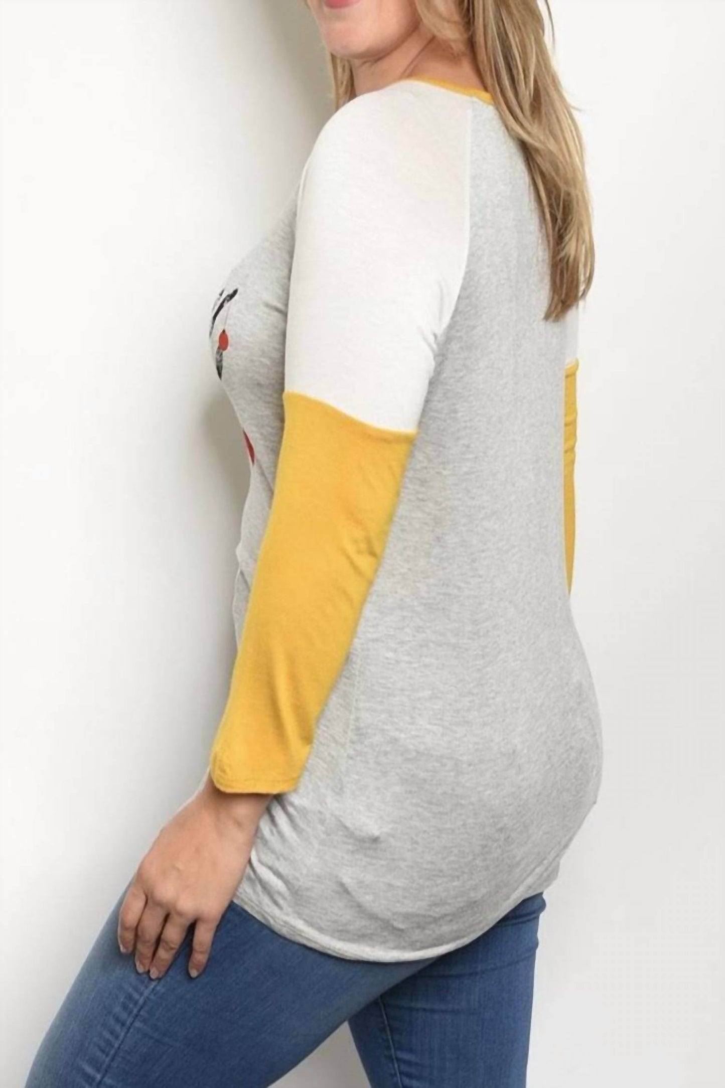 Color Bear - Women's Merry Christmas Deer Shirt - Rack Hunt -