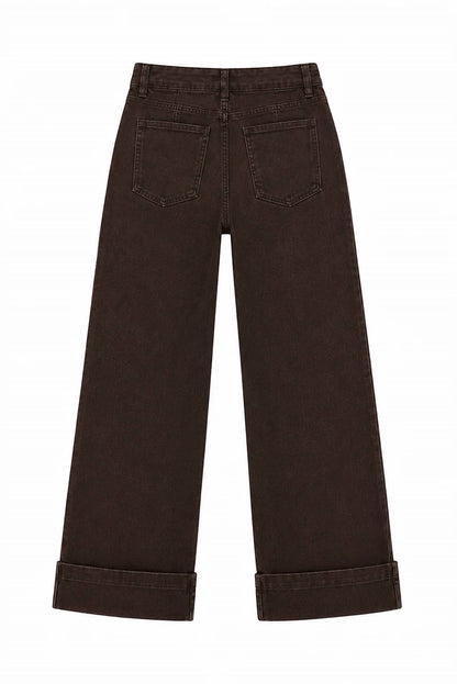 On The Go Cuffed Denim Jeans