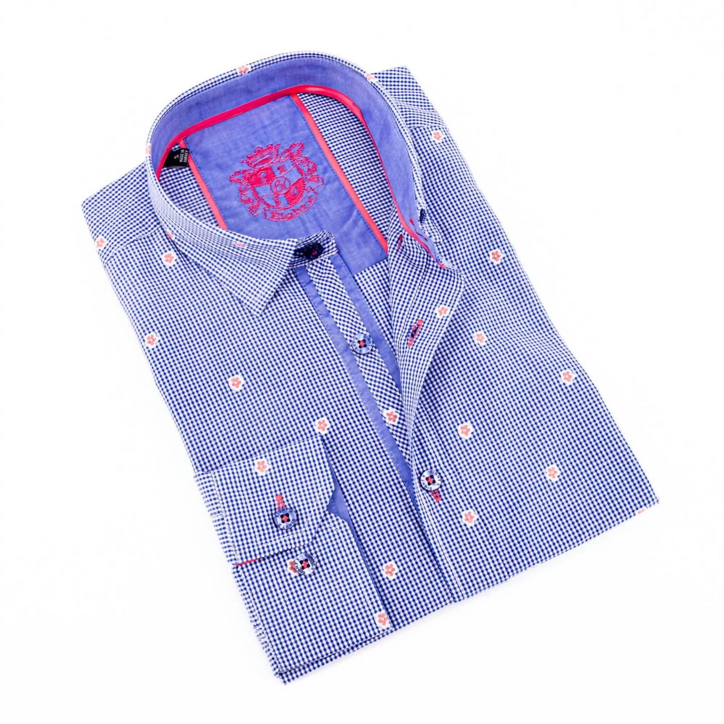 Men's Fill Coupe Shirt With Solid Trim
