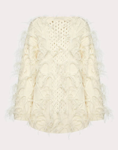 Valentino - Embroidered Wool Sweater - Rack Hunt