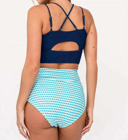 Crisscross Back Swim Top