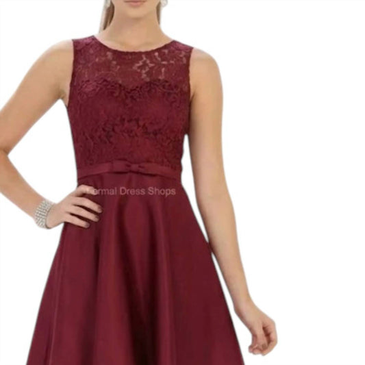 Simple & Classy Short Bridesmaids Dress