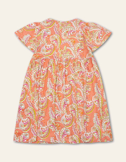 Girl's Divine Crabapple Printed Dress