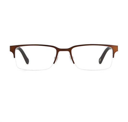 Men's 6024 Half Rimless Stainless Steel Eyeglasses