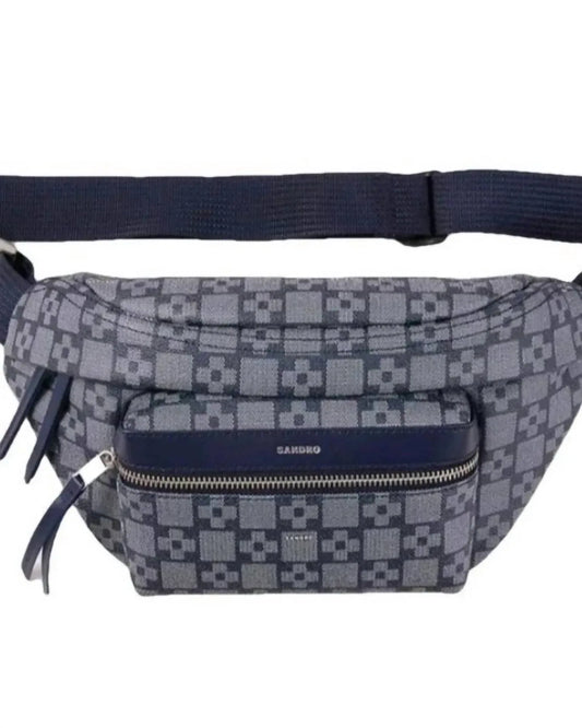 Sandro - Men's Square Cross Monogram Belt Bag - Rack Hunt