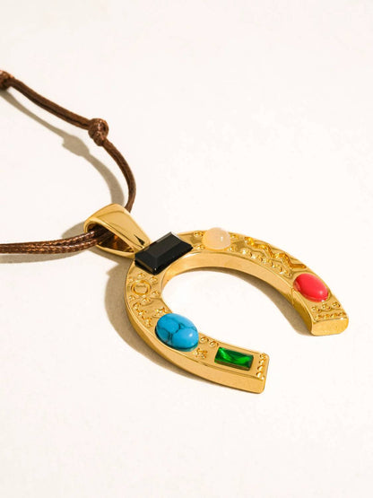 Women's Western Horseshoe Necklace