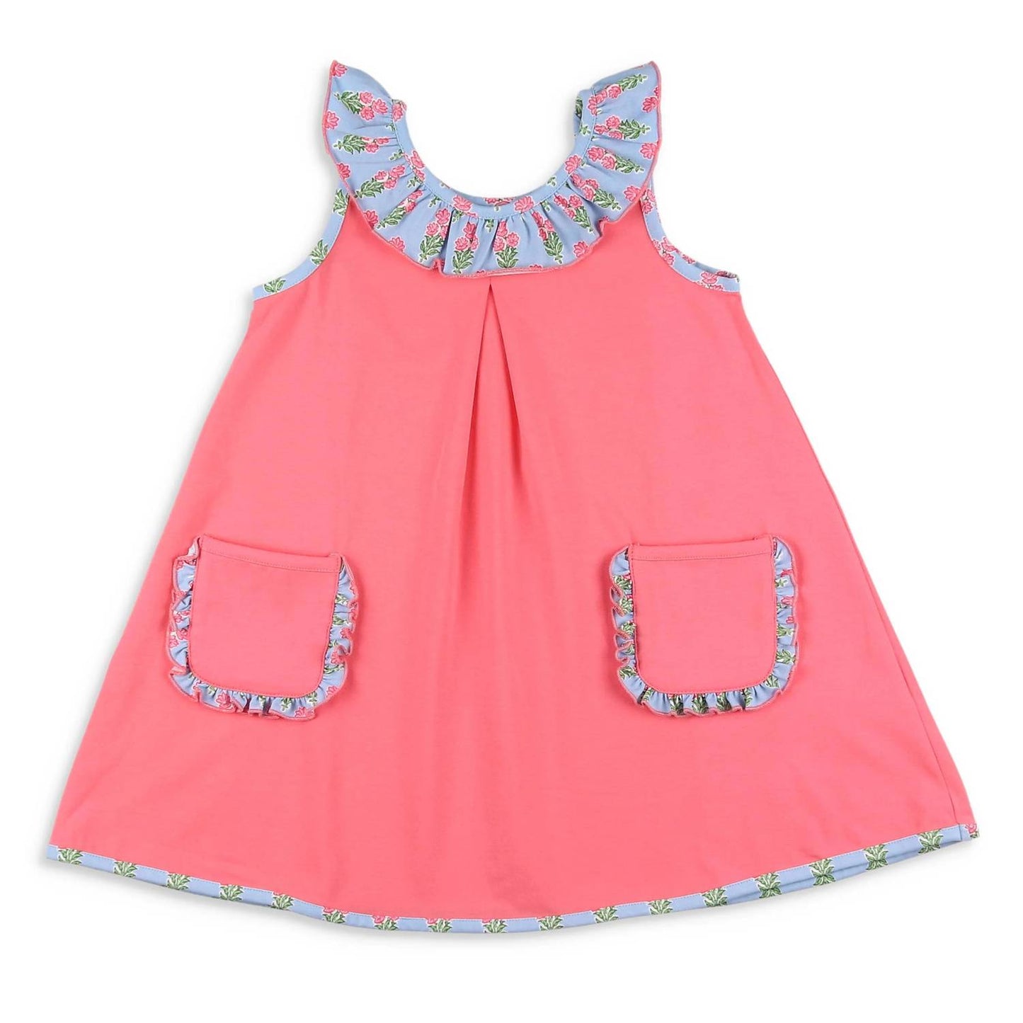 Girls Bouquet Pocket Dress
