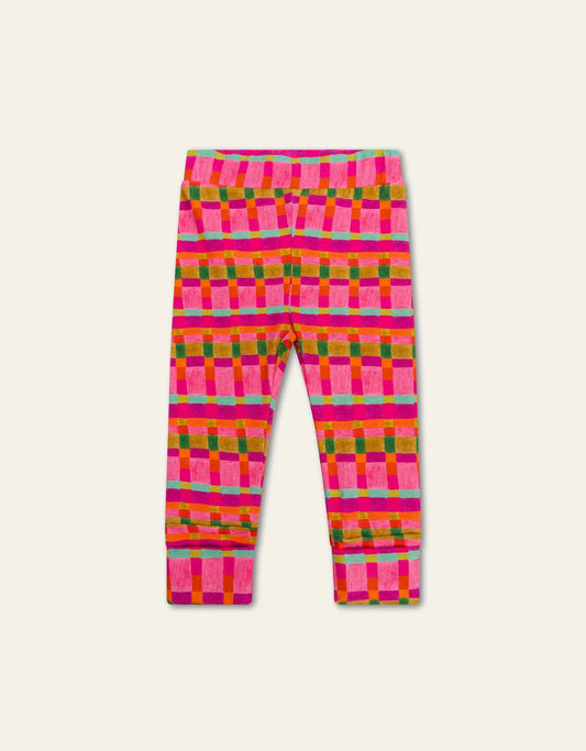 Kid's Peep Plaid Leggings