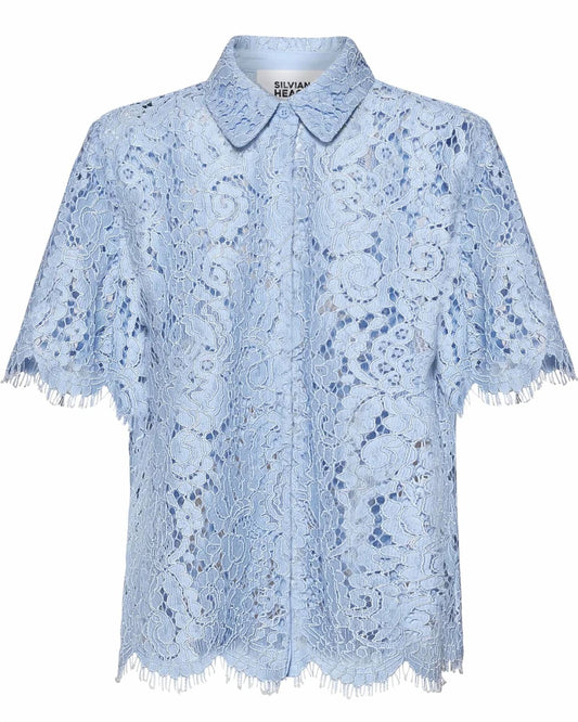Women's Lace Shirt With Floral Details