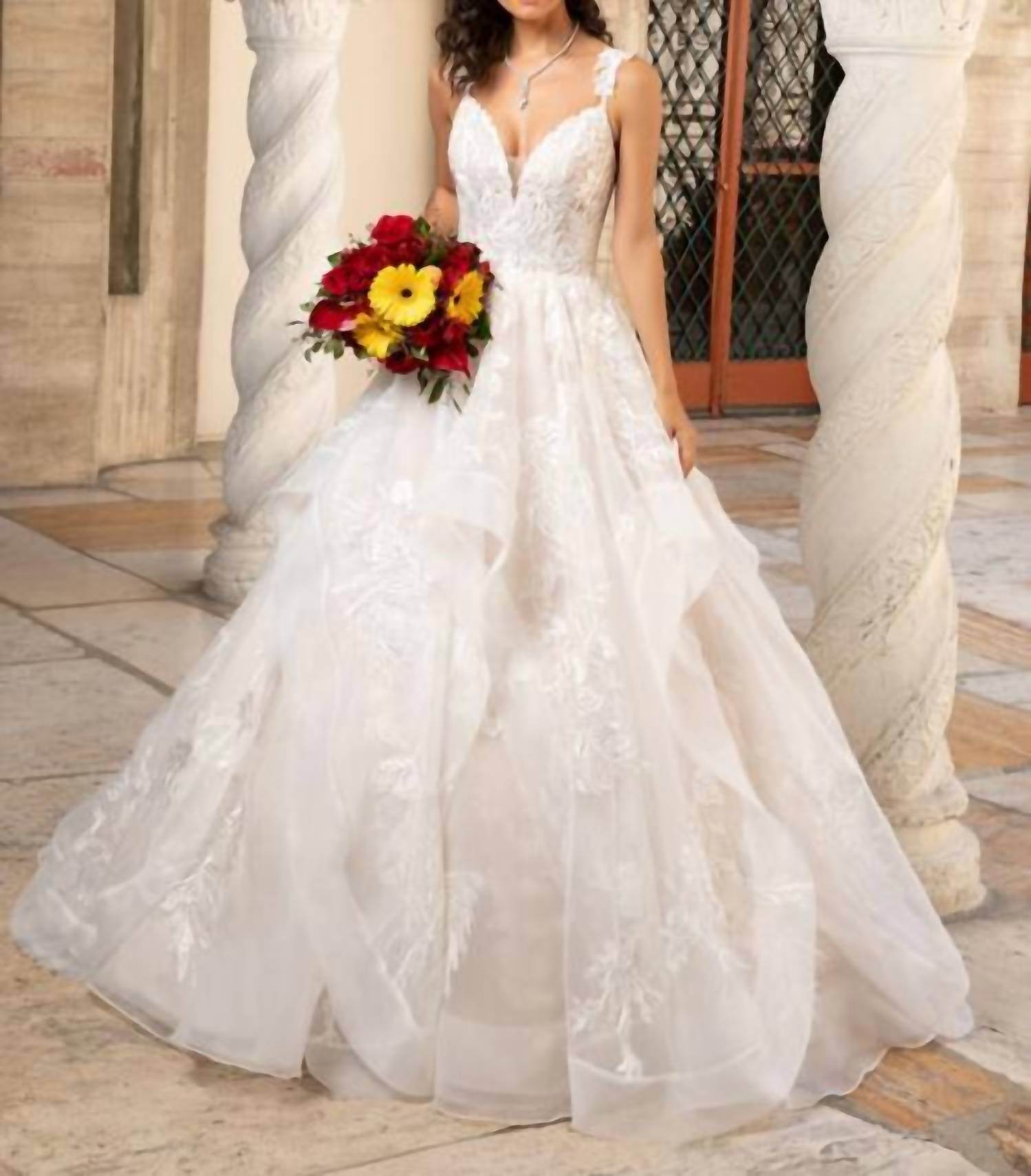 Kitty Chen Couture - Tara V-neck Ball Gown - Rack Hunt