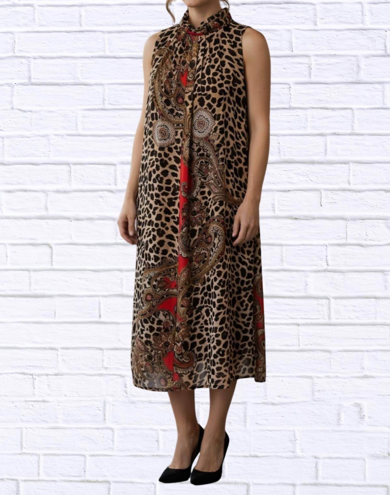 Diva USA - Print Sleeveless Maxi Dress - Rack Hunt -