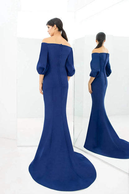 Off Shoulder Prom Dress