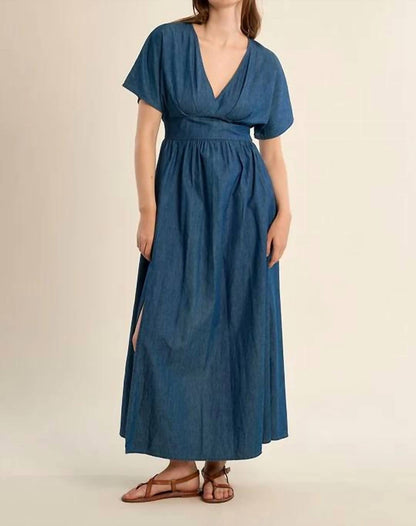 Denim Maxi Dress