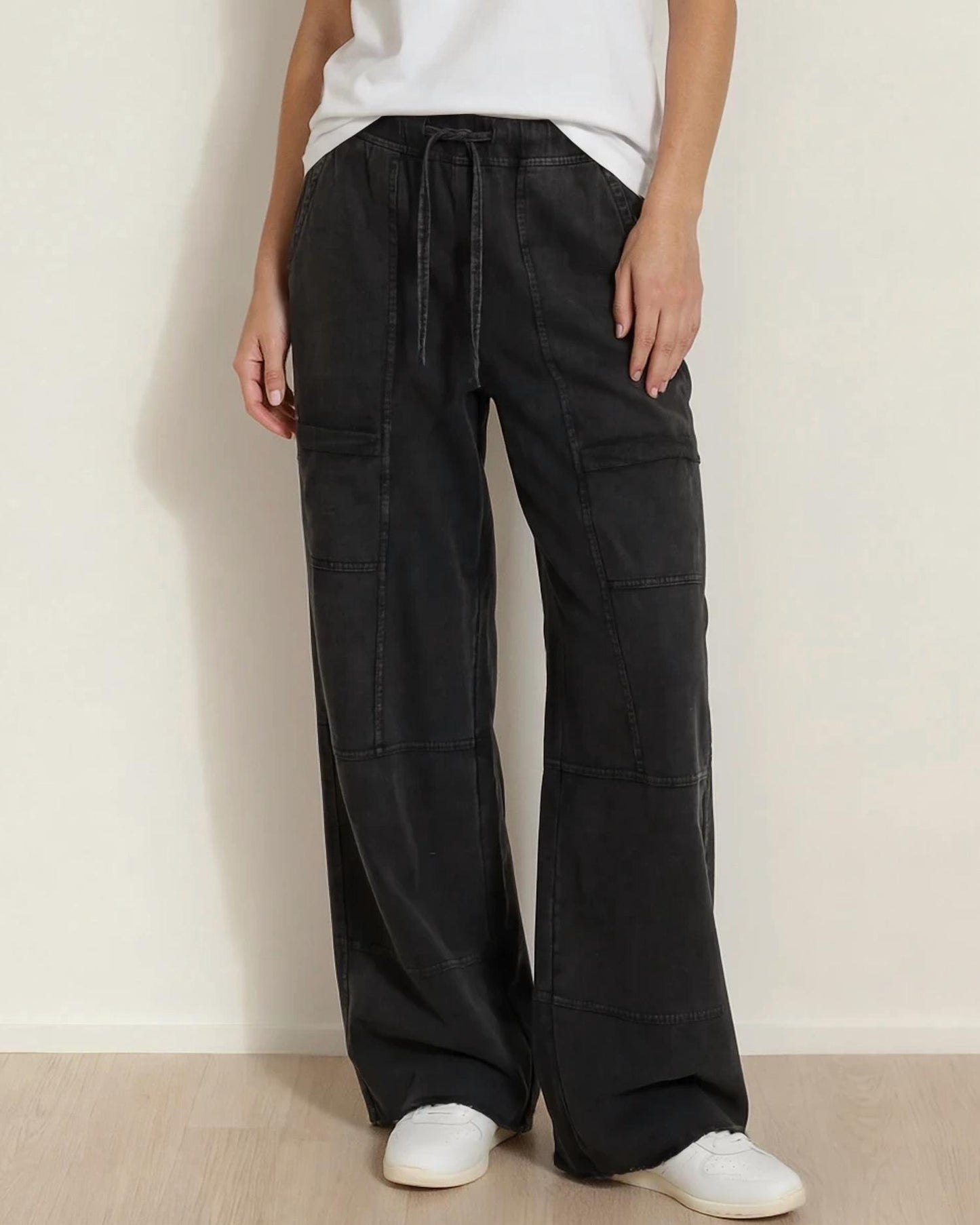 Hannah Mineral Washed Cargo Pants