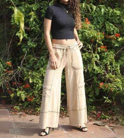 Avani Del Amour - Women's Wide Leg Utility Pants - Rack Hunt