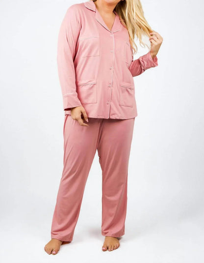 ISAYES - Four Pocket Cotton Pajamas - Plus - Rack Hunt