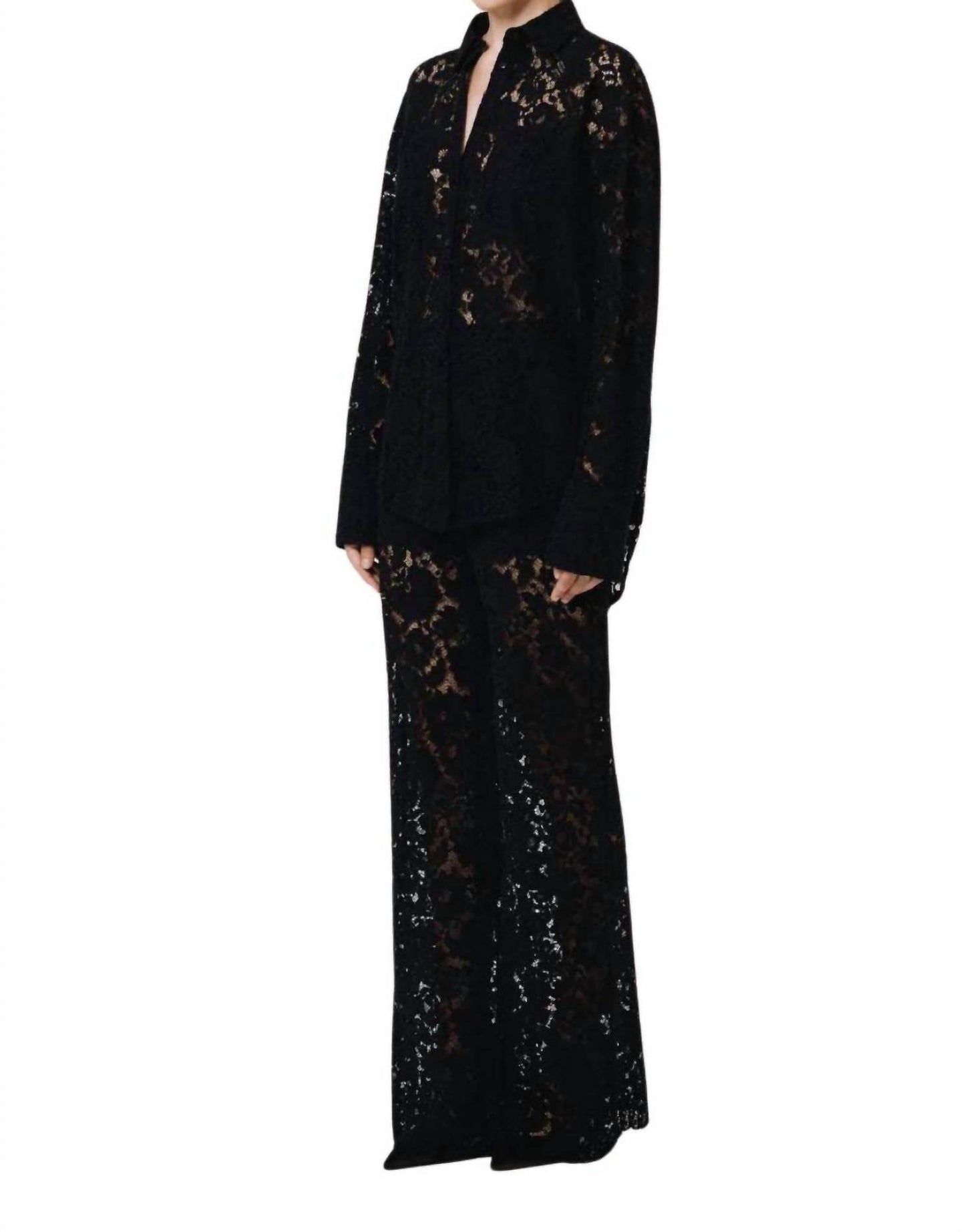 Sans Faff - London Lace Oversized Dress Shirt - Rack Hunt