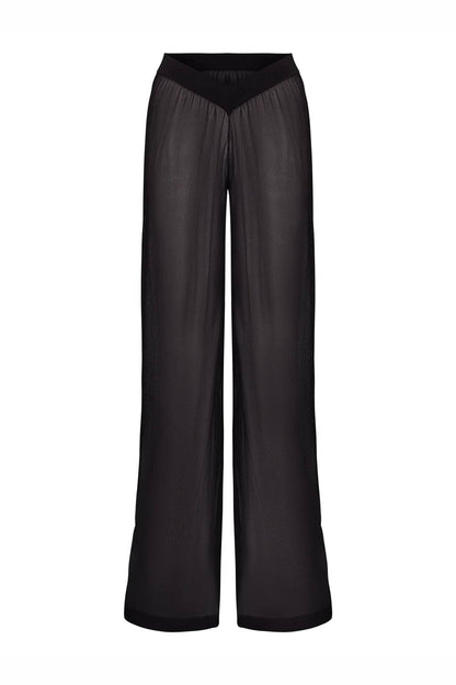 Sheer Palazzo Pants