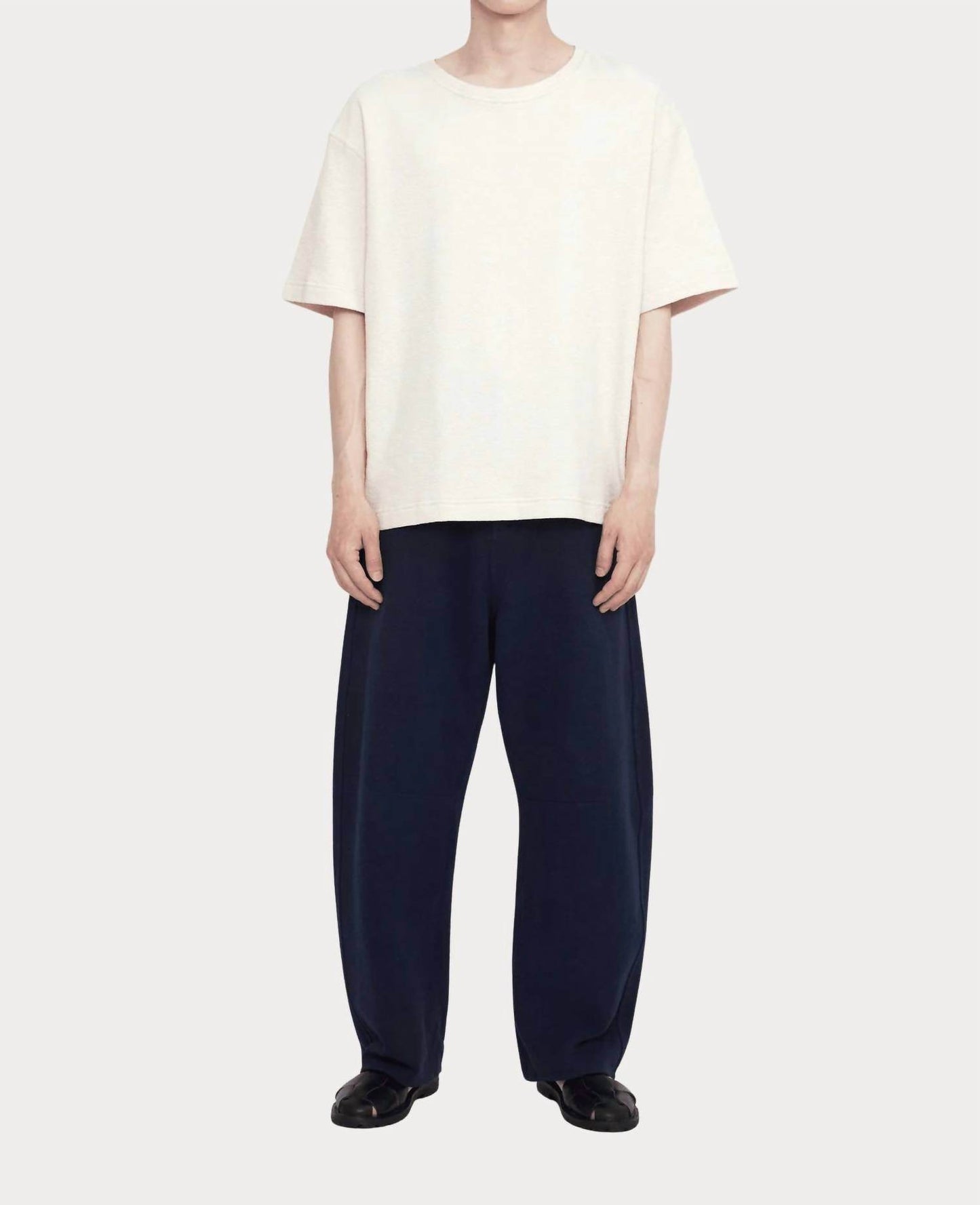 7115 by SZEKI - Relaxed Curve Legged Trouser - Rack Hunt