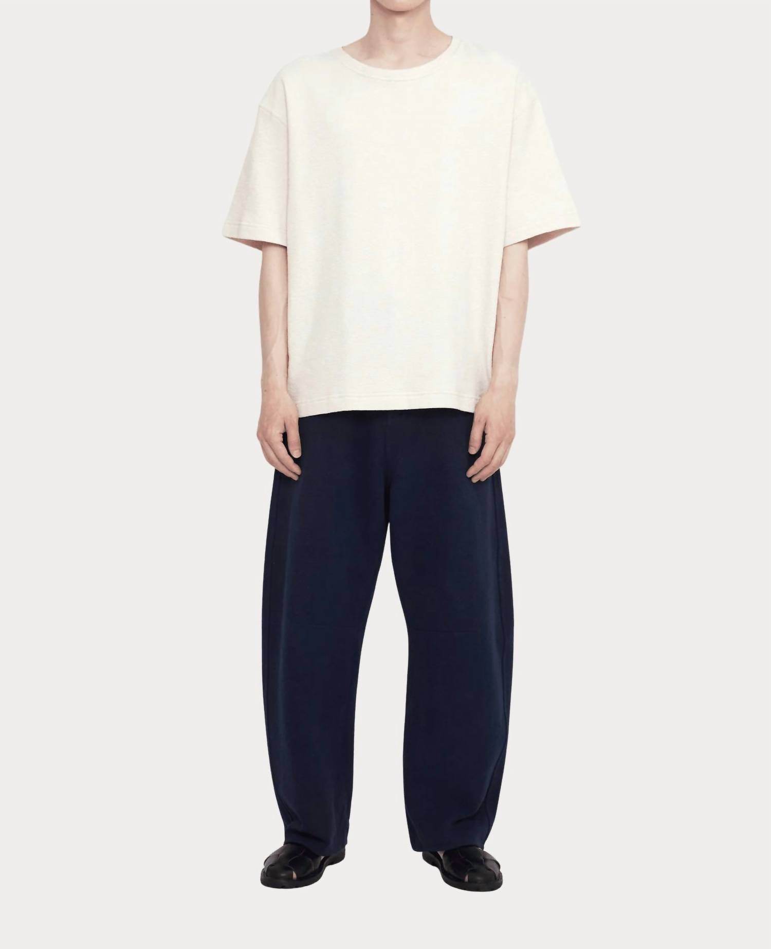 7115 by SZEKI - Relaxed Curve Legged Trouser - Rack Hunt