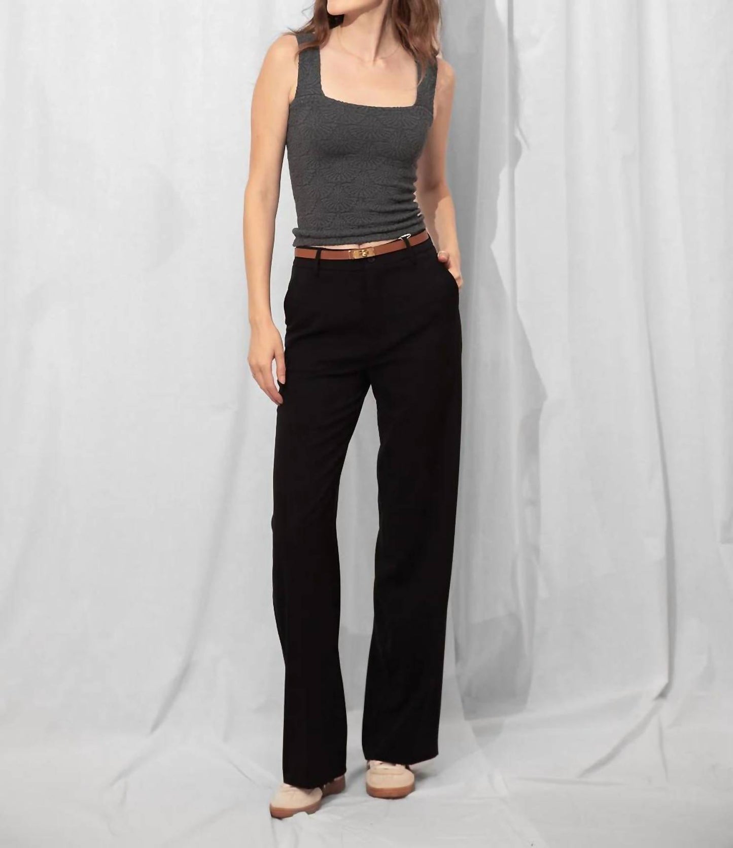 Lucy High Rise Wide Leg Trouser