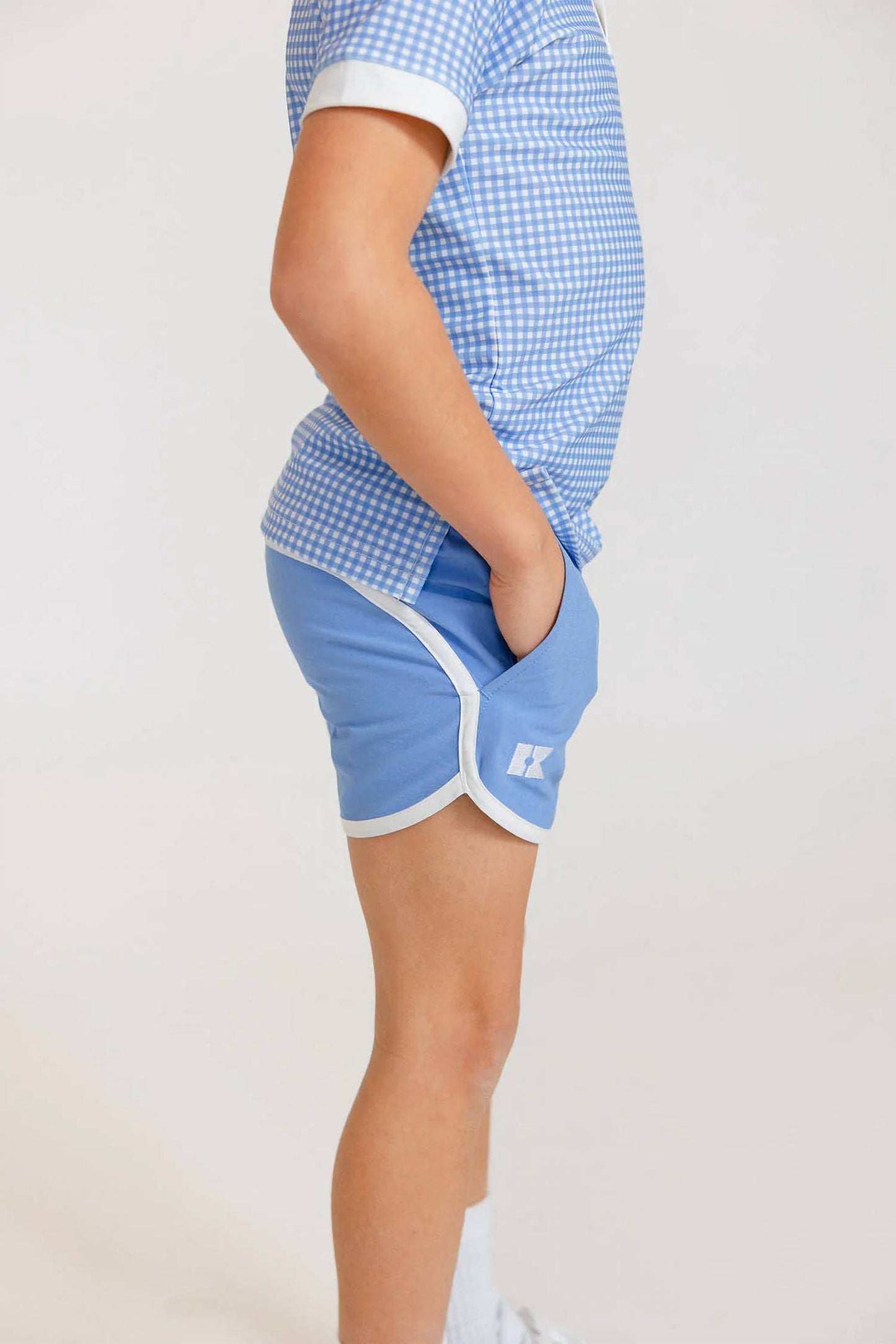 Kids' Retro Super Short With Piping
