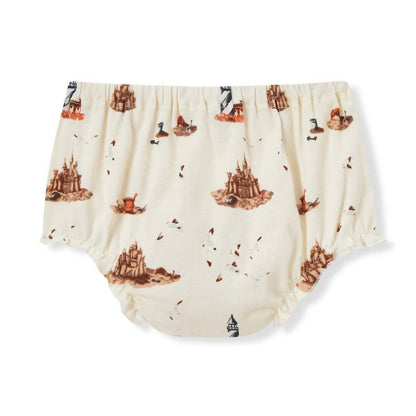 Girl's Sandcastle Organic Cotton Dress & Bloomer Set